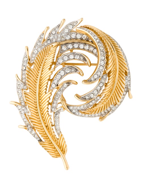 Trifari Crystal Brooch