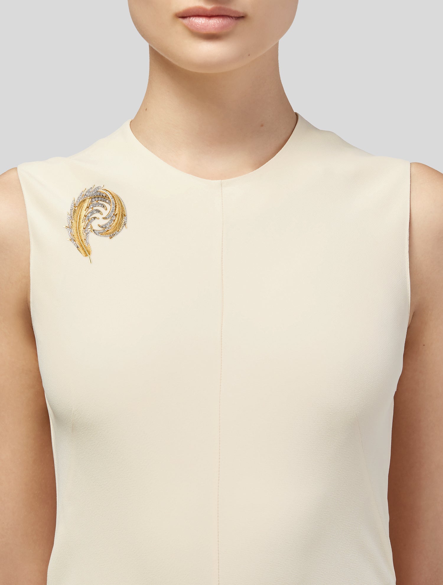 Trifari Crystal Brooch