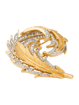 Trifari Crystal Brooch