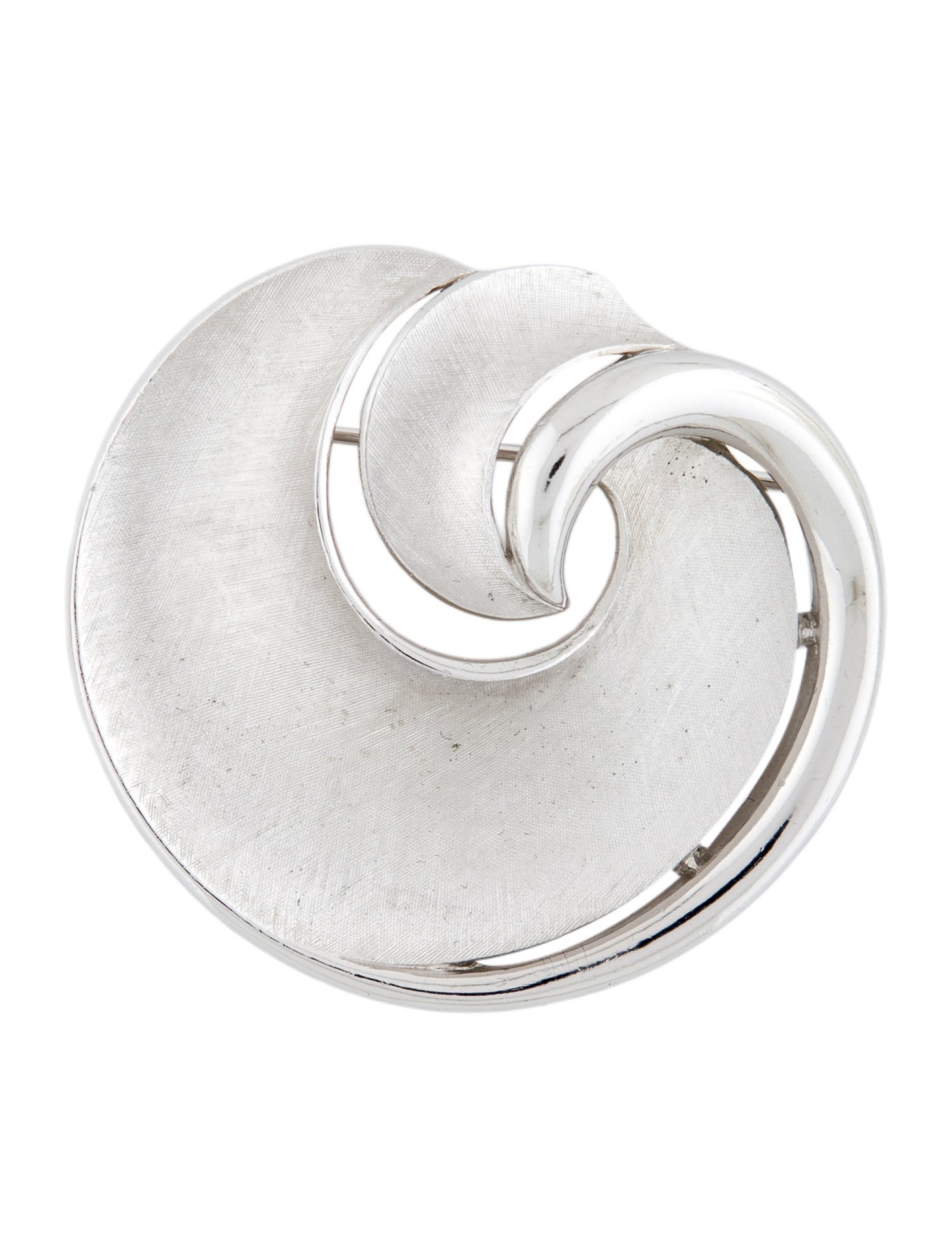 Trifari Swirl Brooch