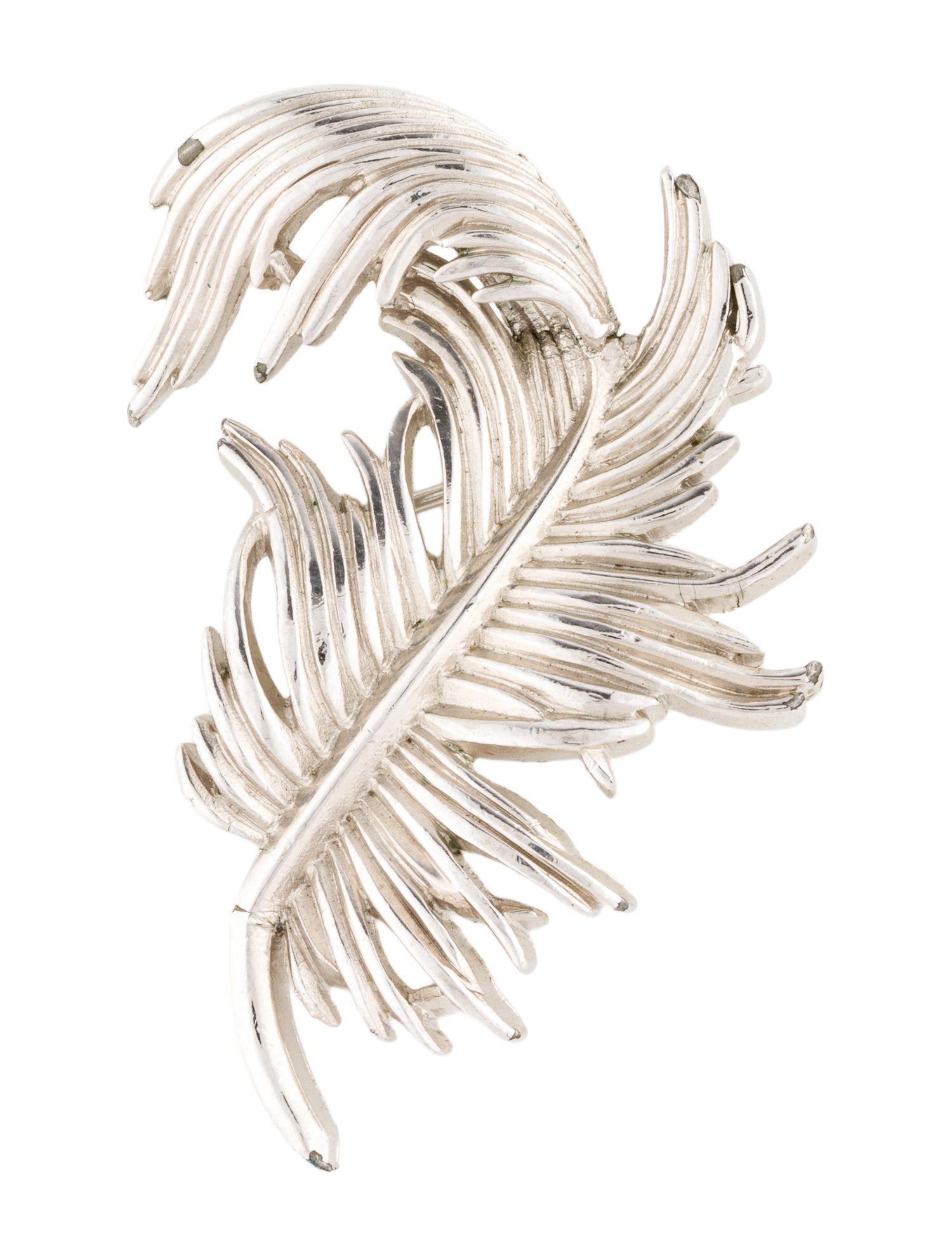 Trifari Vintage Leaf Pin Brooch