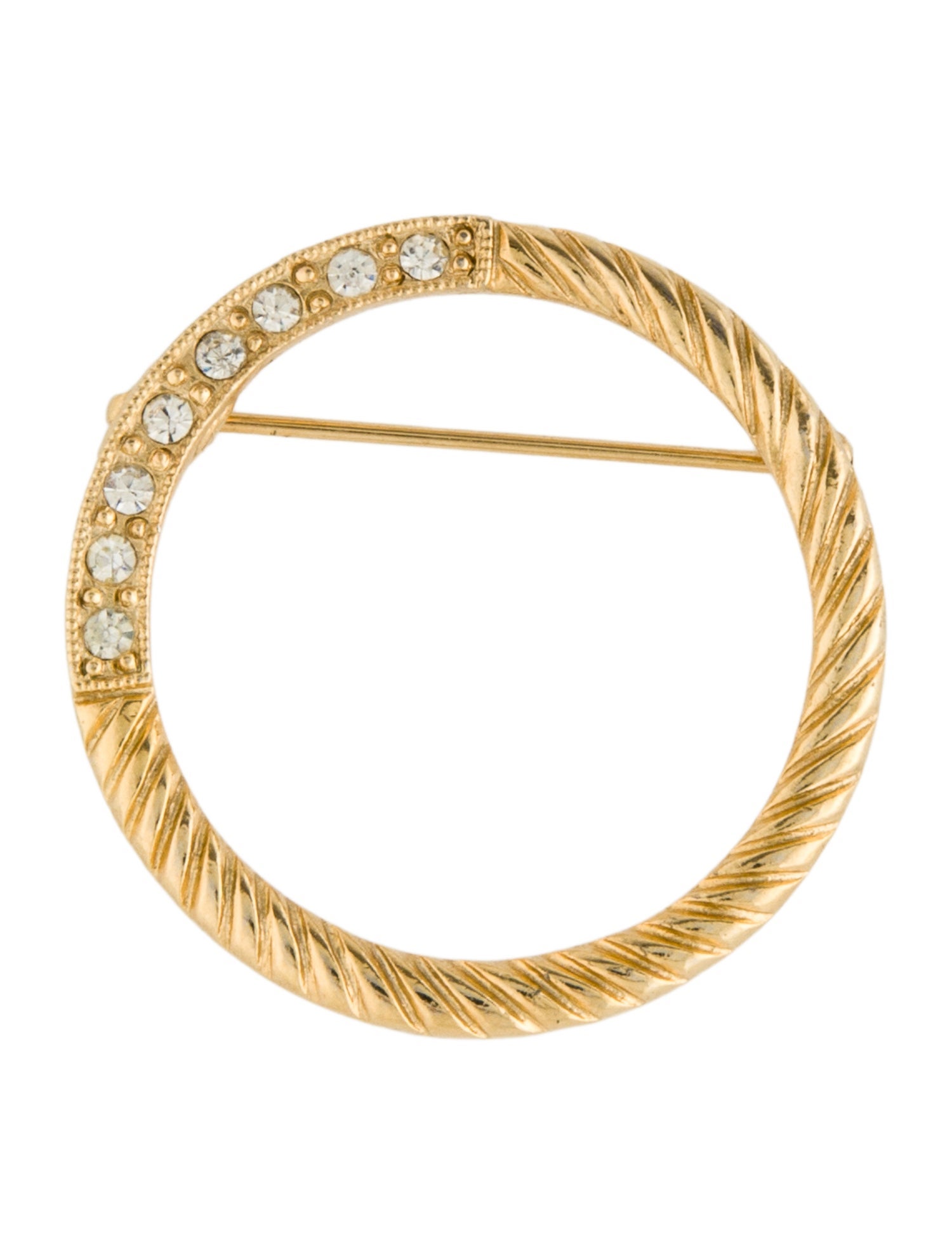 Trifari Crystal Pin Brooch