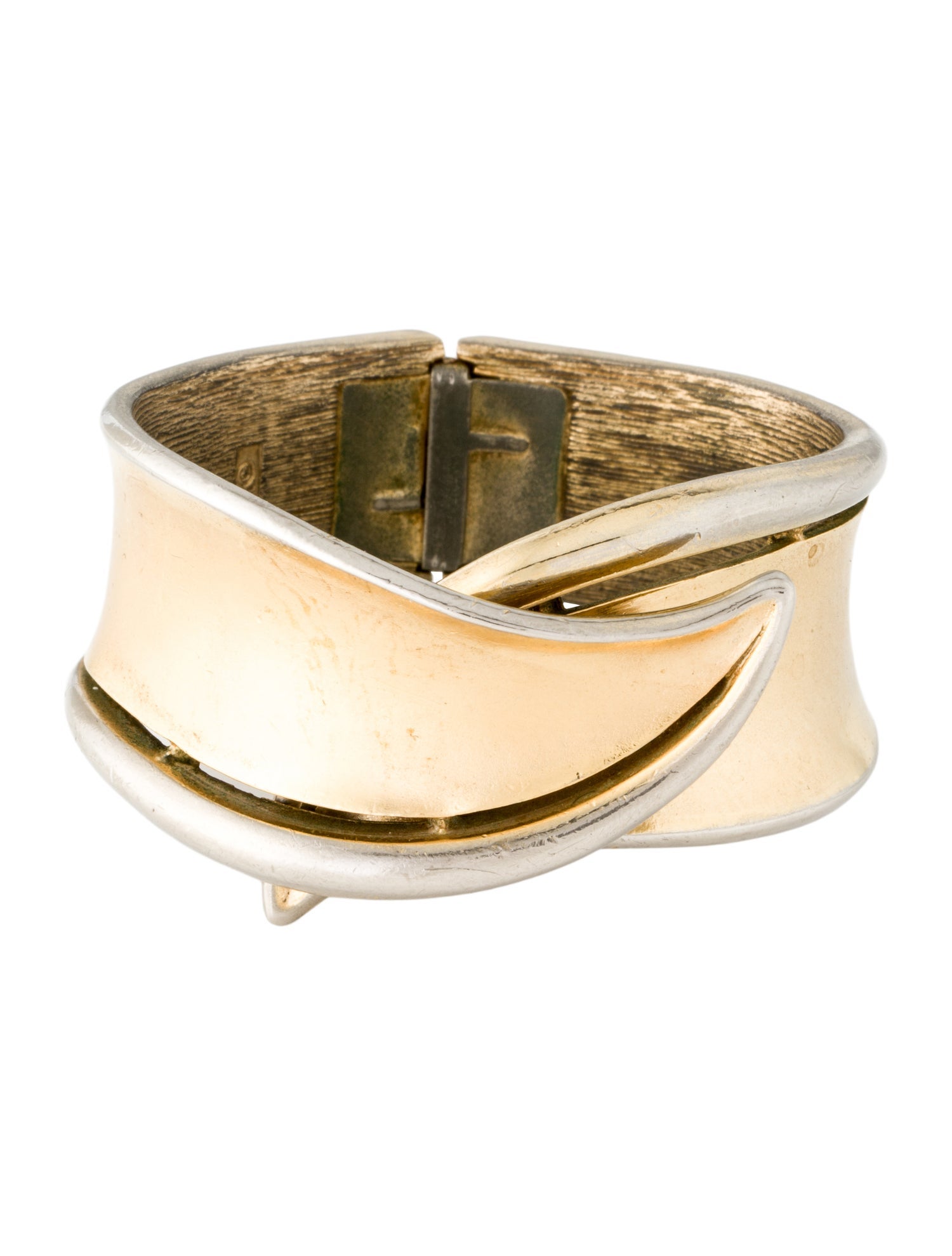 Trifari Vintage Hinged Cuff Bracelet