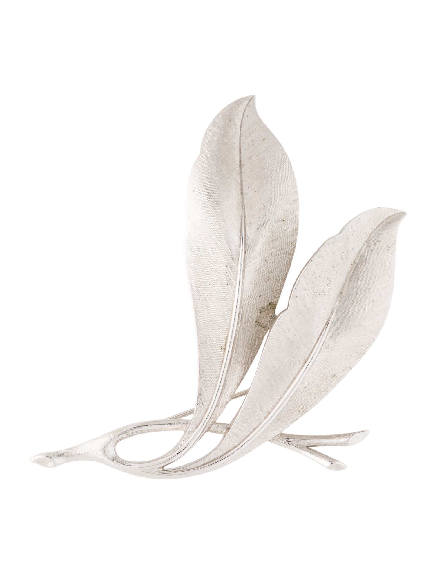 Trifari Vintage Leaf Pin Brooch