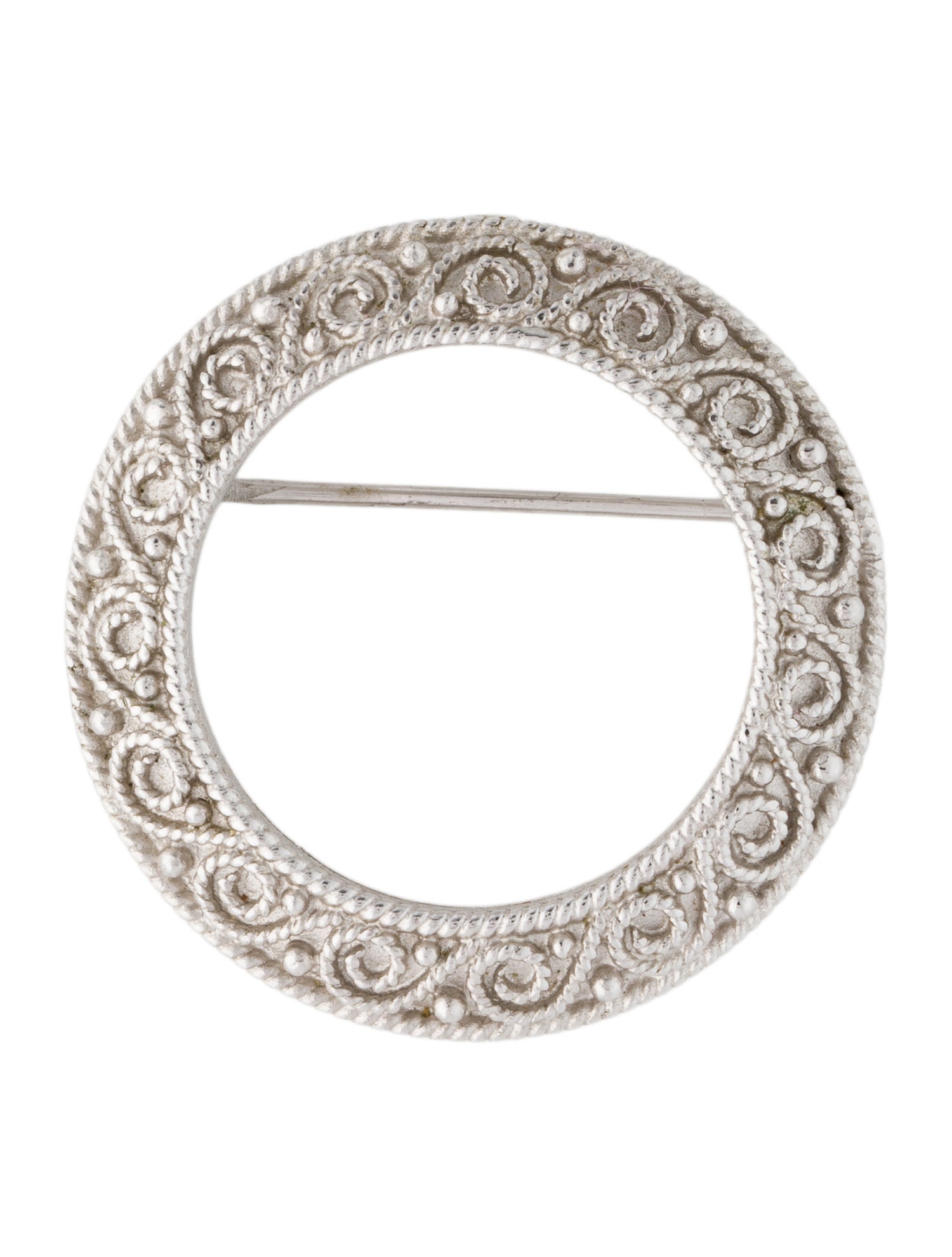 Trifari Vintage Round Pin Brooch