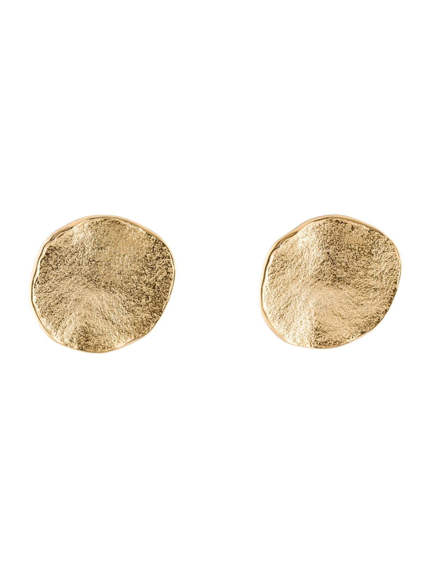 Trifari Vintage Disc Drop Earrings