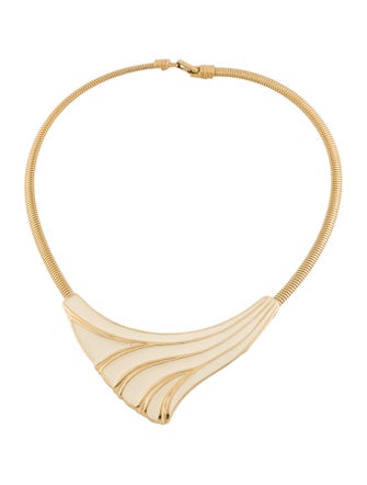 Trifari Enamel Collar Necklace