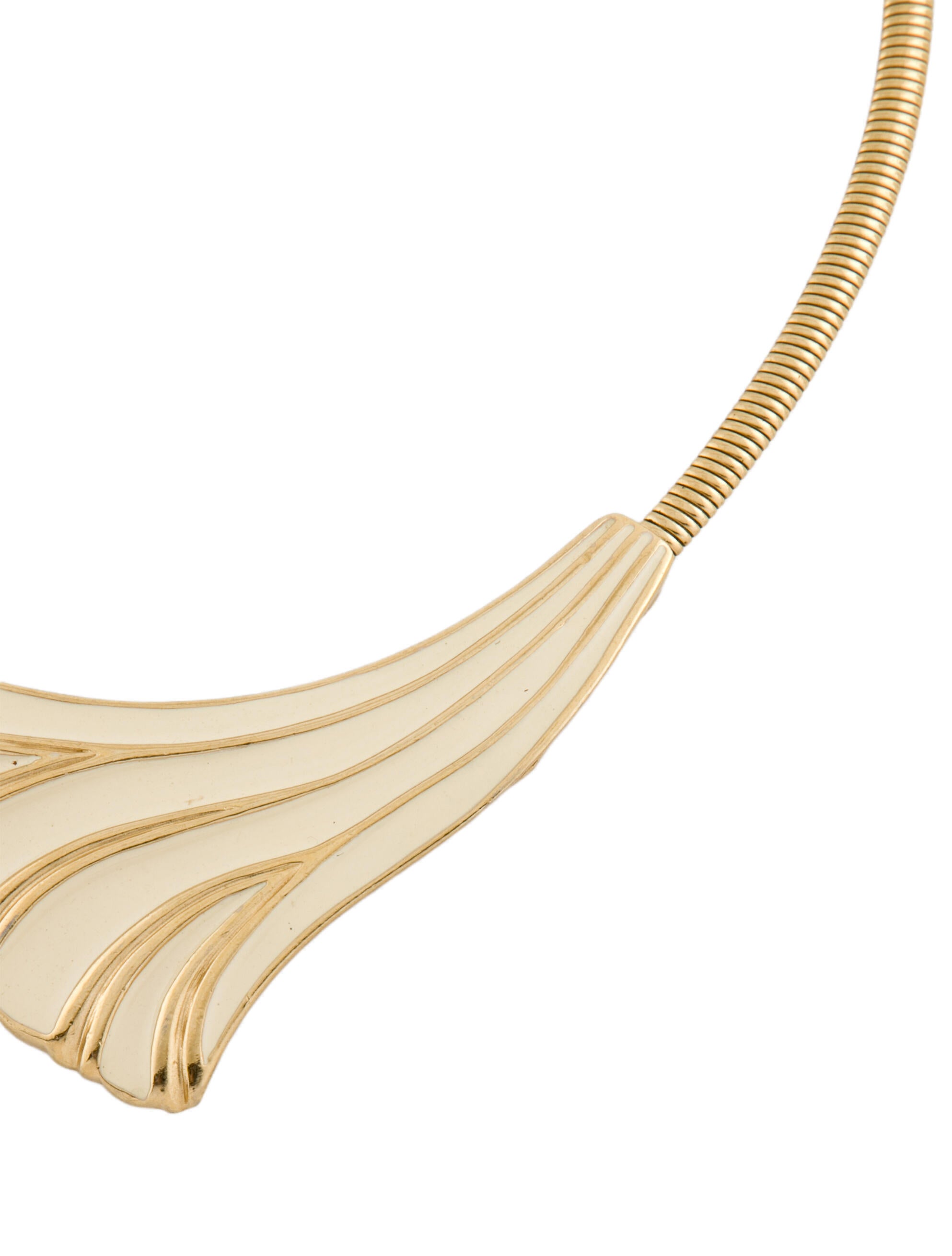 Trifari Enamel Collar Necklace