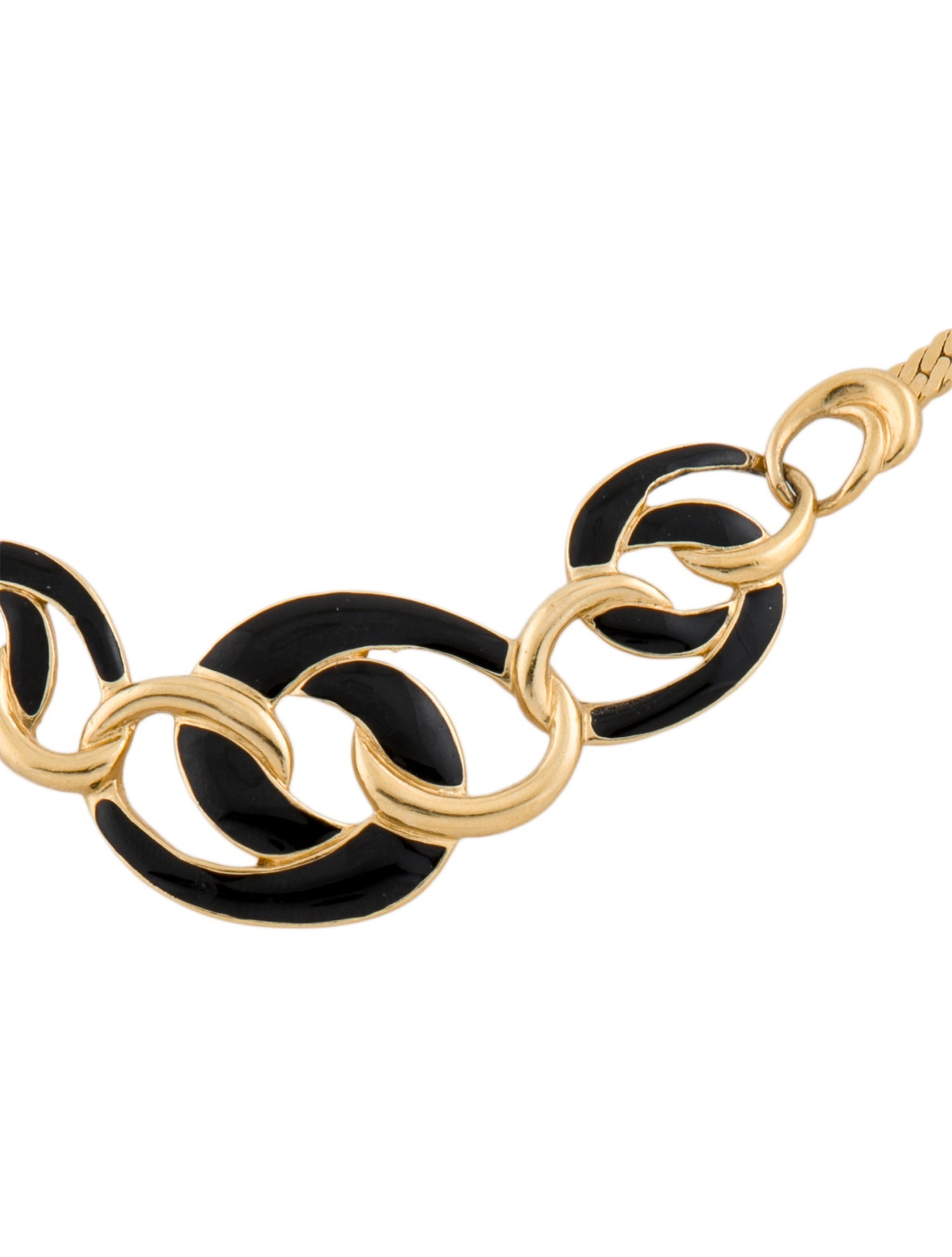 Trifari Enamel Choker Necklace