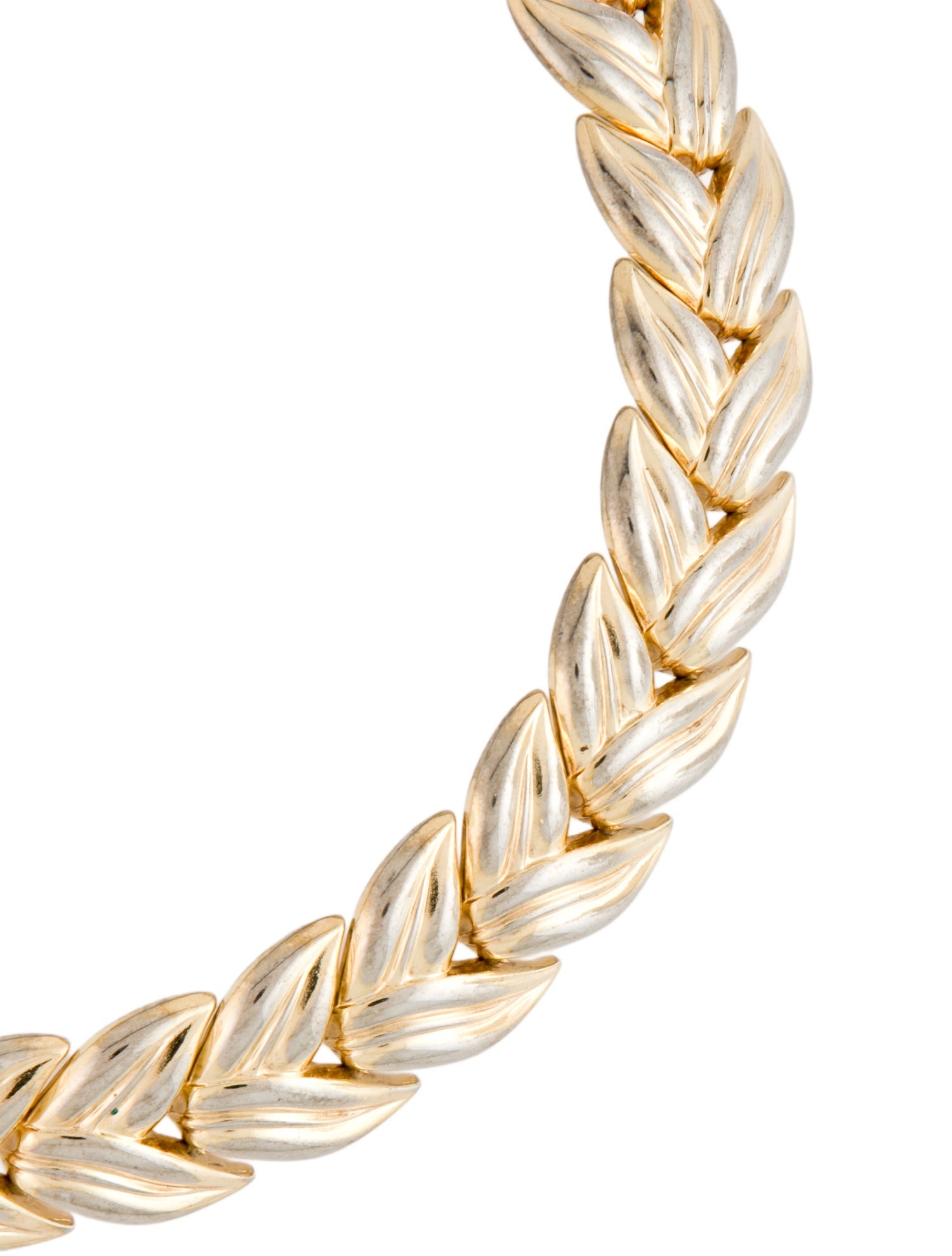 Trifari Leaf Choker Necklace