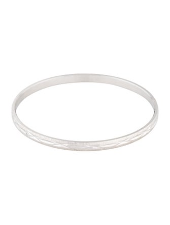 Trifari Etched Bangle