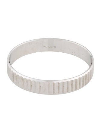 Trifari Etched Fluted Bangle