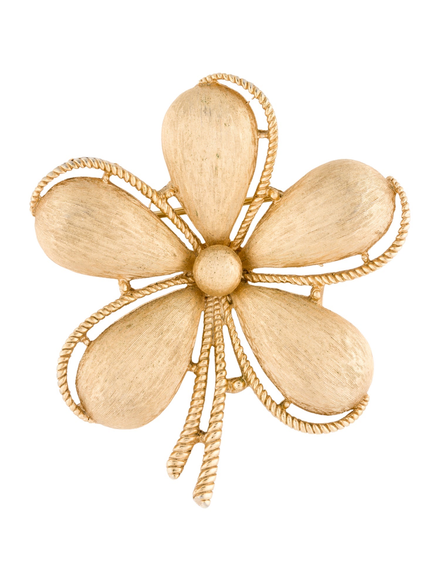 Trifari Clover Brooch