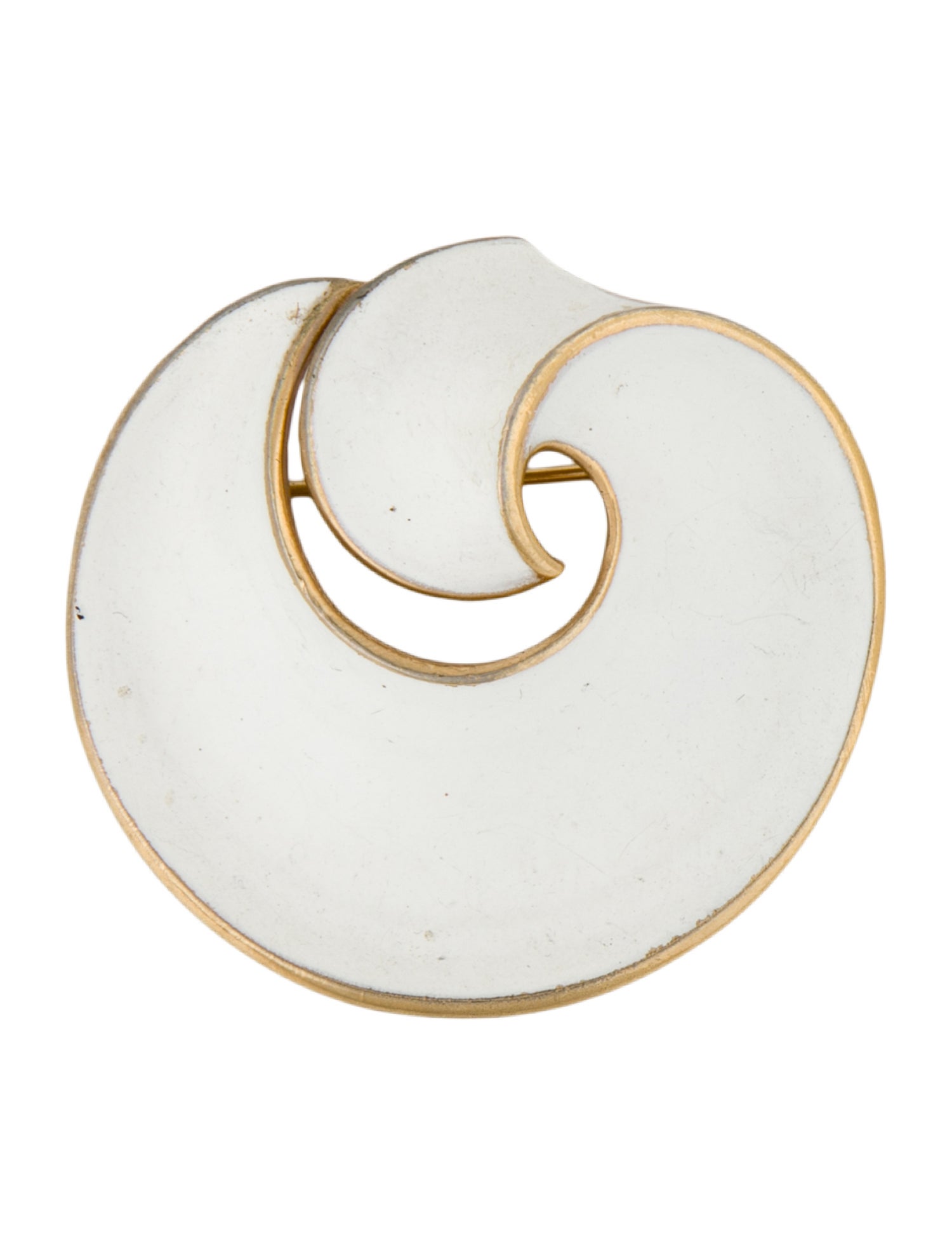 Trifari Enamel Brooch Pin