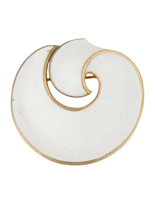 Trifari Enamel Brooch Pin