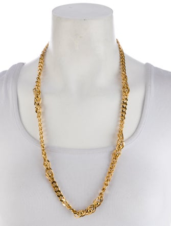 Trifari Station Chain Link Necklace