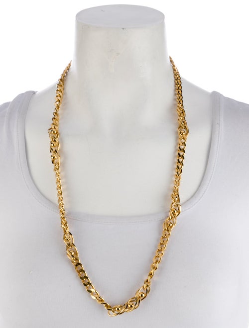 Trifari Station Chain Link Necklace