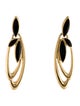 Trifari Enamel Drop Earrings