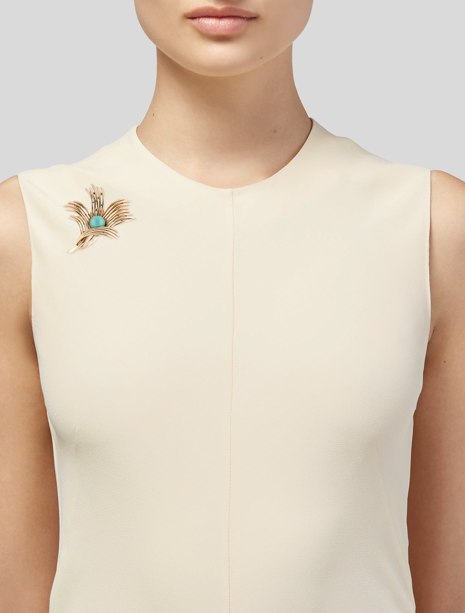 Trifari Resin Flower Brooch