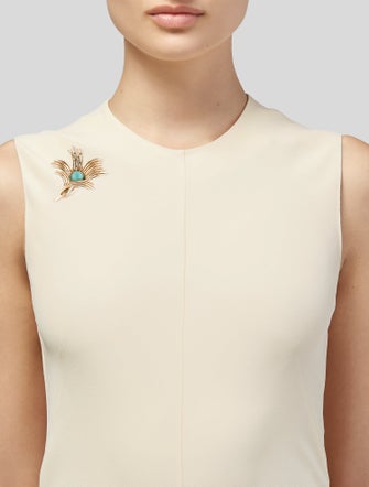 Trifari Resin Flower Brooch