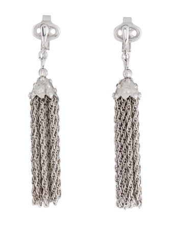 Trifari Tassel Drop Earrings