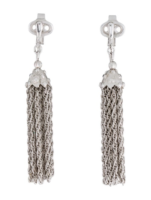 Trifari Tassel Drop Earrings