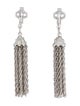 Trifari Tassel Drop Earrings