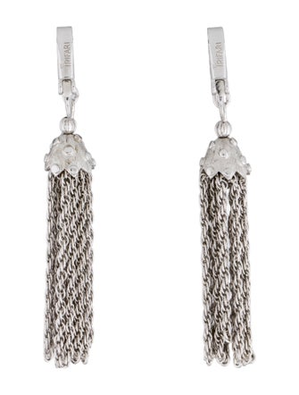 Trifari Tassel Drop Earrings