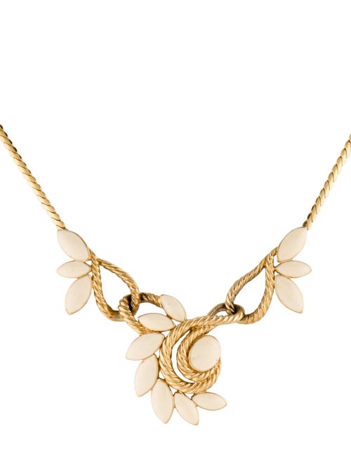 Trifari Enamel Collar Necklace