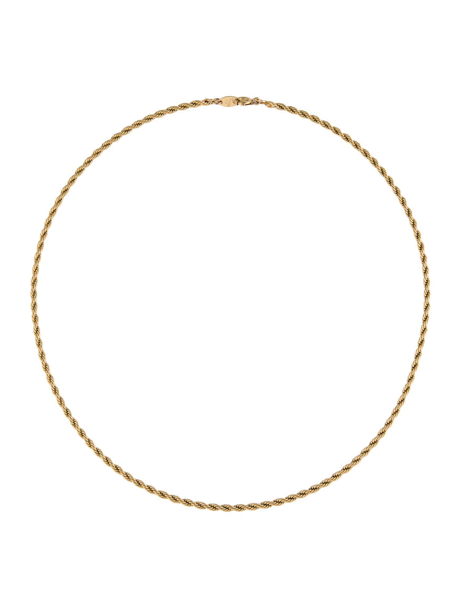 Trifari Rope Choker Necklace