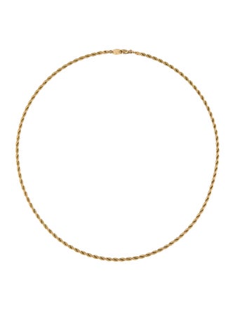 Trifari Rope Choker Necklace