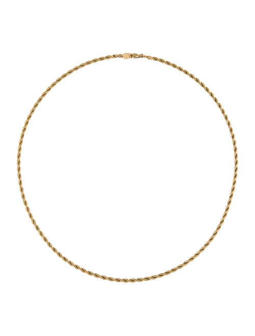 Trifari Rope Choker Necklace