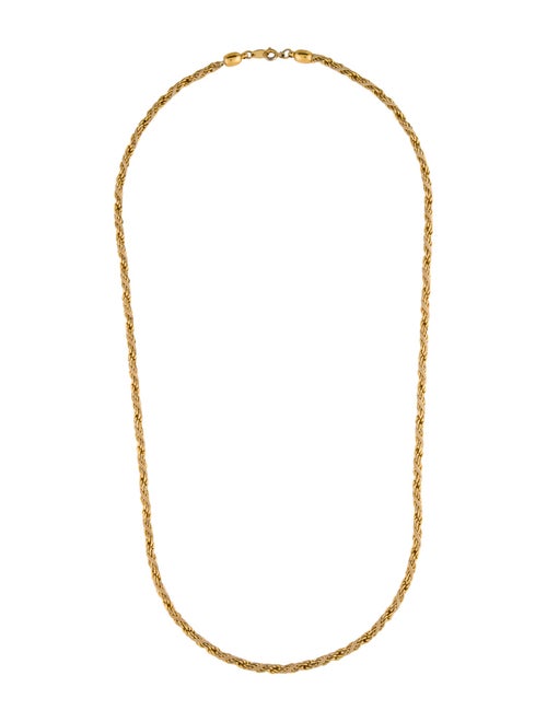 Trifari Cord Rope Chain Necklace