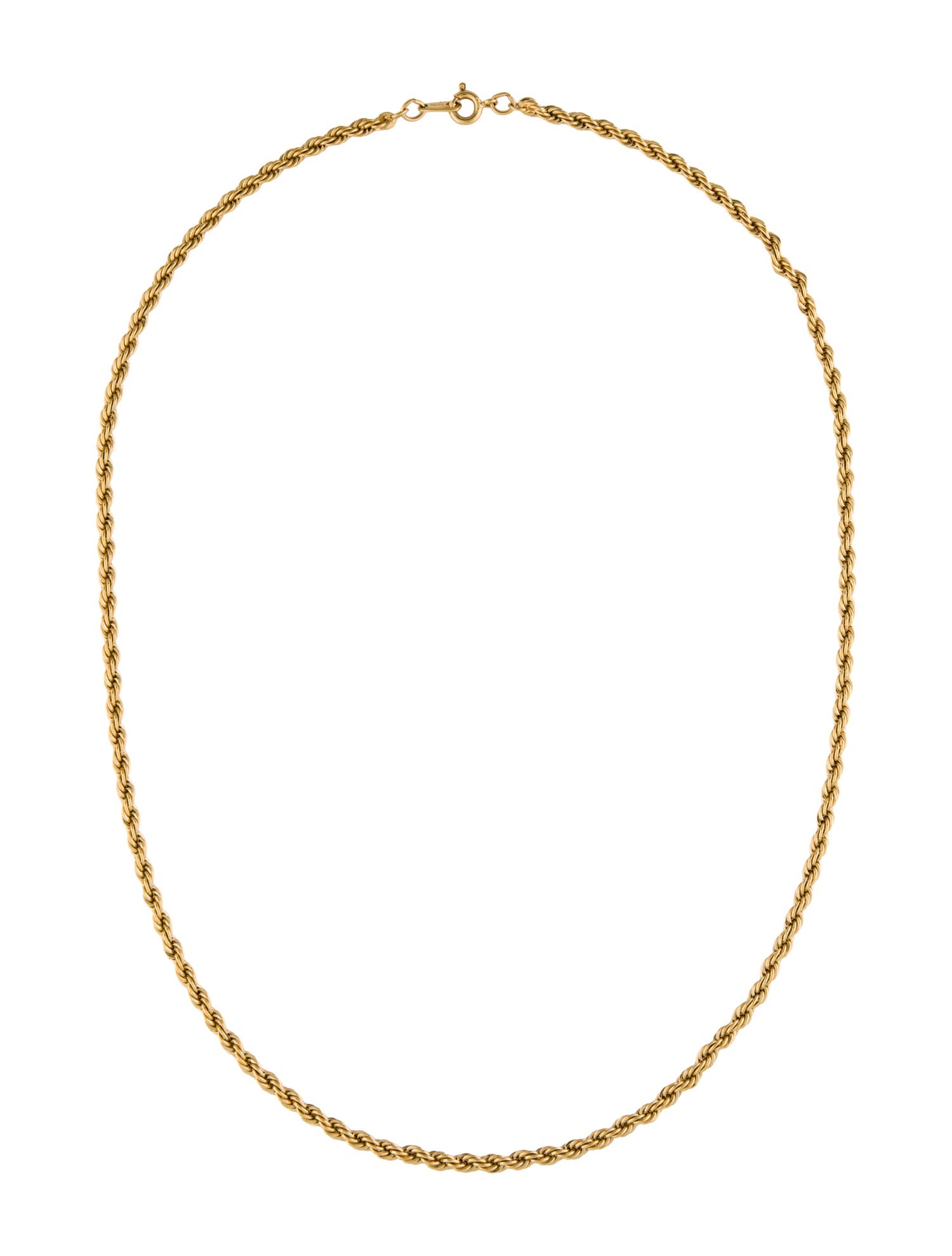 Trifari Rope Chain Necklace