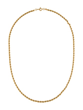 Trifari Rope Chain Necklace