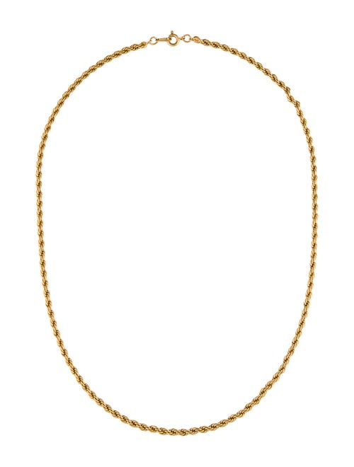 Trifari Rope Chain Necklace