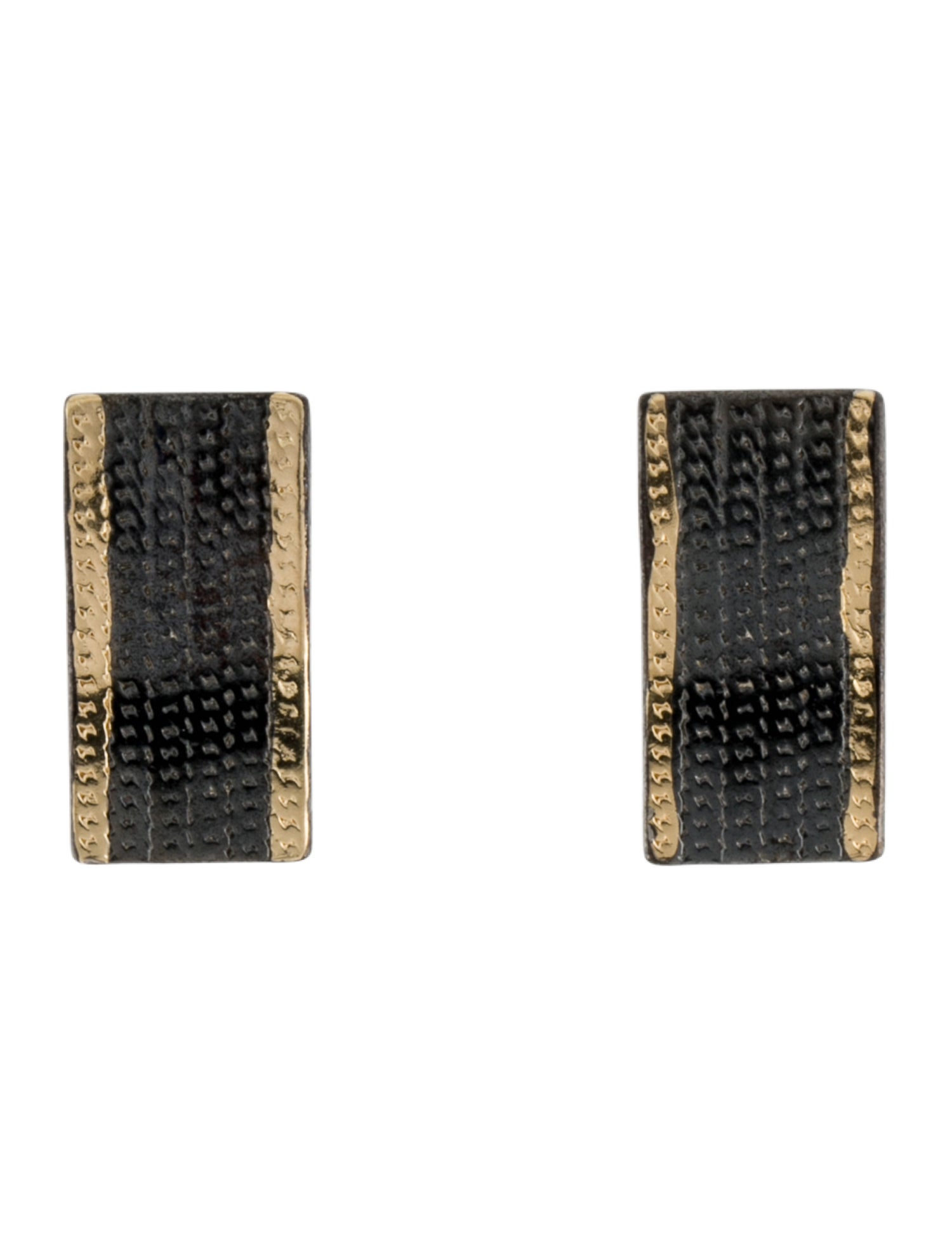 Trifari Textured Stud Earrings