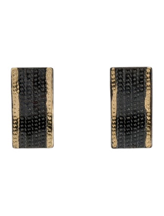 Trifari Textured Stud Earrings