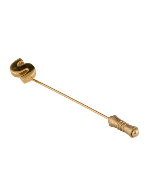 Trifari Initial S Stick Pin Brooch