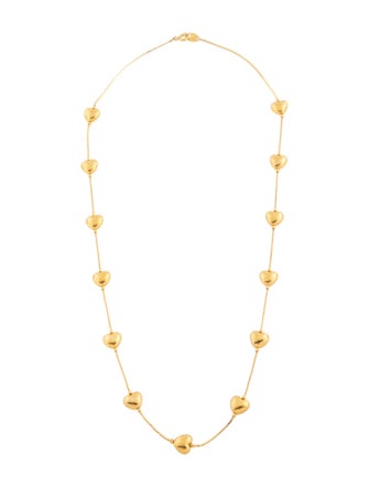 Trifari Heart Station Necklace