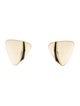 Trifari Enamel Triangle Stud Earrings