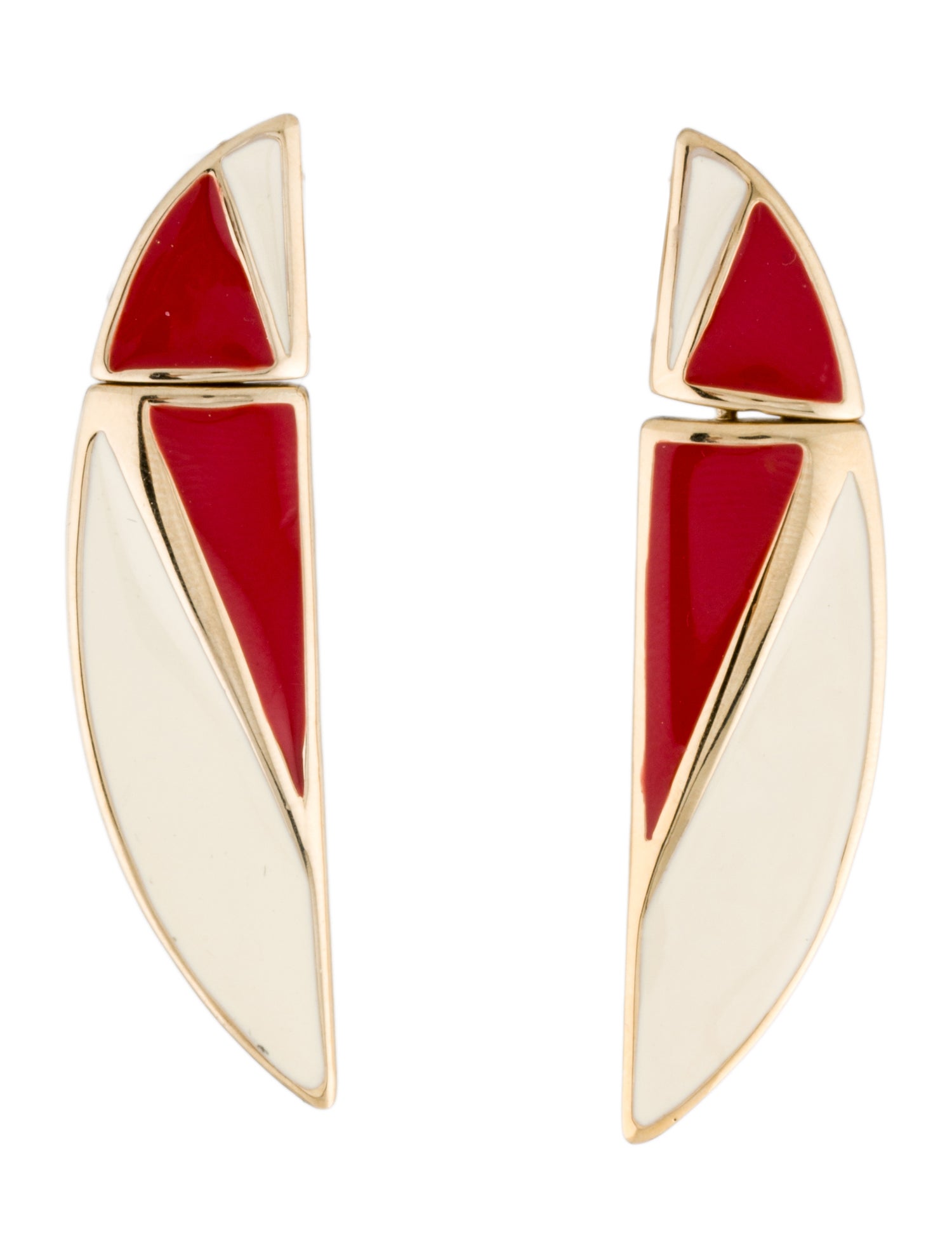 Trifari Enamel Trifari Stud Earrings