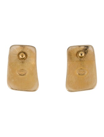 Trifari Enamel Drop Earrings