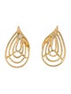 Trifari Teardrop Stud Earrings