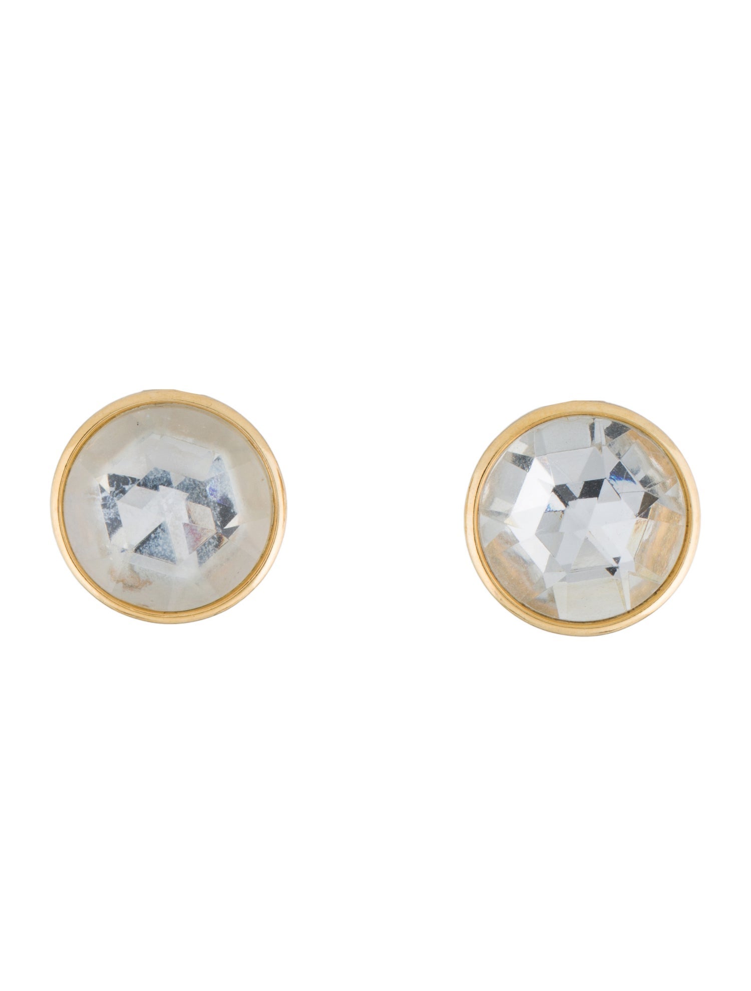 Trifari Crystal Stud Earrings