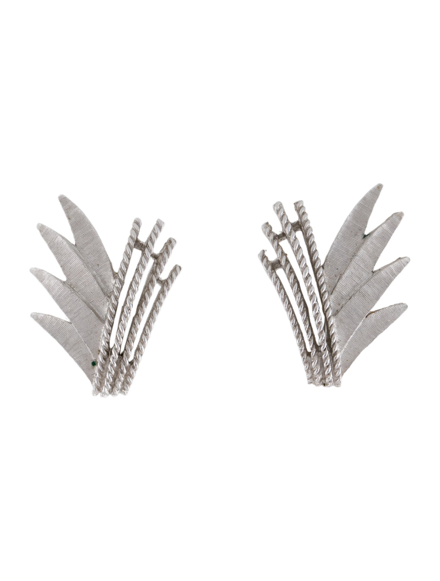 Trifari Vintage Stud Clip-On Earrings