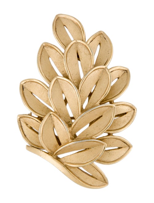 Trifari Leaf Pin Brooch