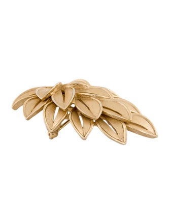 Trifari Leaf Pin Brooch