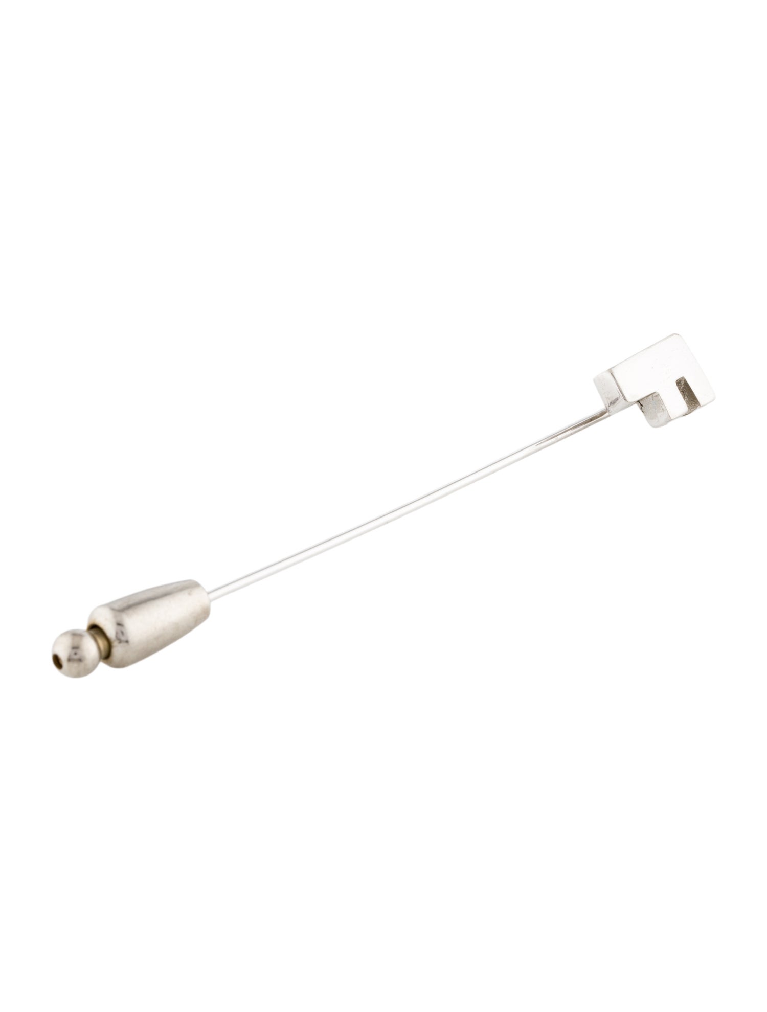 Trifari Vintage F Lapel Pin