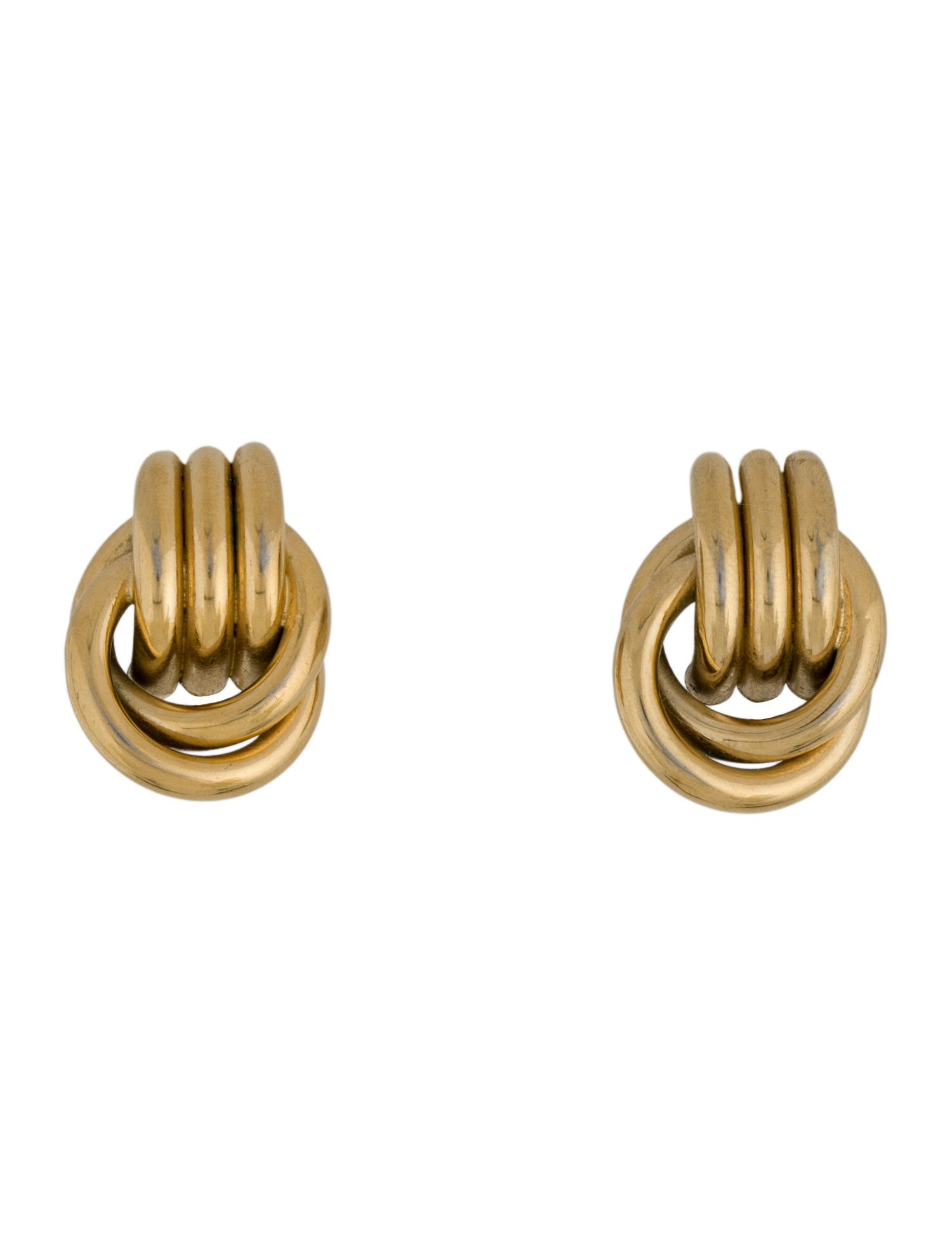 Trifari Kocker Clip On Earrings